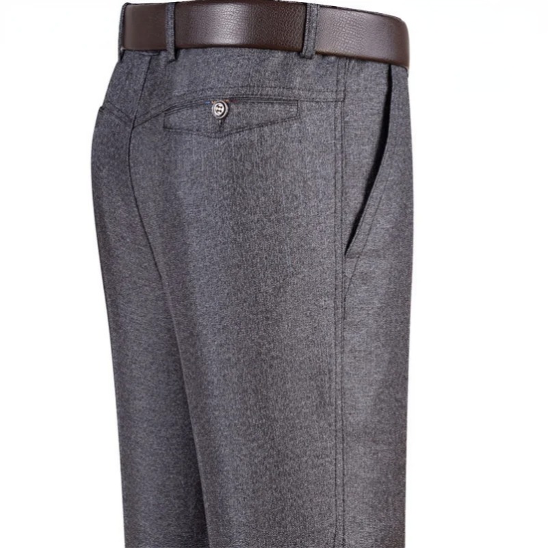Men'S Used Formal Wear - ผู้ชายใหม่ฤดูร้อนบางสบายๆกางเกงฤดูใบไม้ร่วงแฟชั่น Gentle Thicken กางเกงชายชุดกางเกงสีดําสีเทา KOACUS