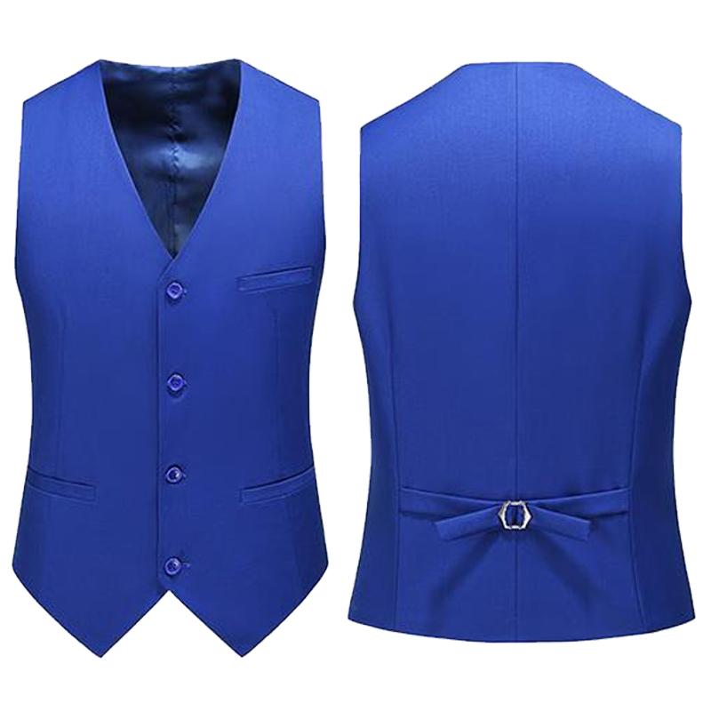 Men'S Used Formal Wear - เสื้อกั๊กผู้ชาย 19 สี สีพื้น แฟชั่นลำลอง เสื้อกั๊กสูทผู้ชาย