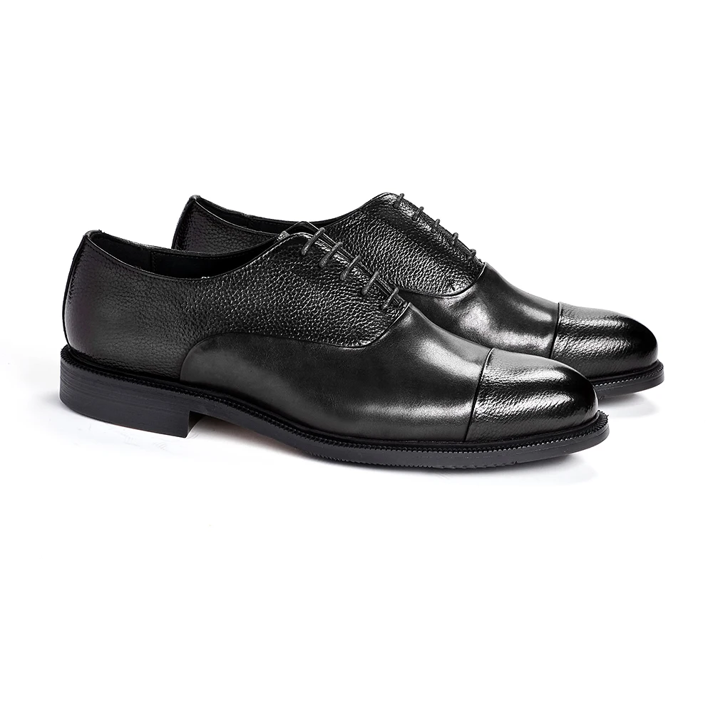 Men'S Used Formal Wear - 2025 ชายอิตาเลี่ยนสไตล์ Handmade หนังวัวแท้ Oxford รองเท้าคุณภาพสูงชุดสูทรองเท้าสําหรับงานแต่งงาน