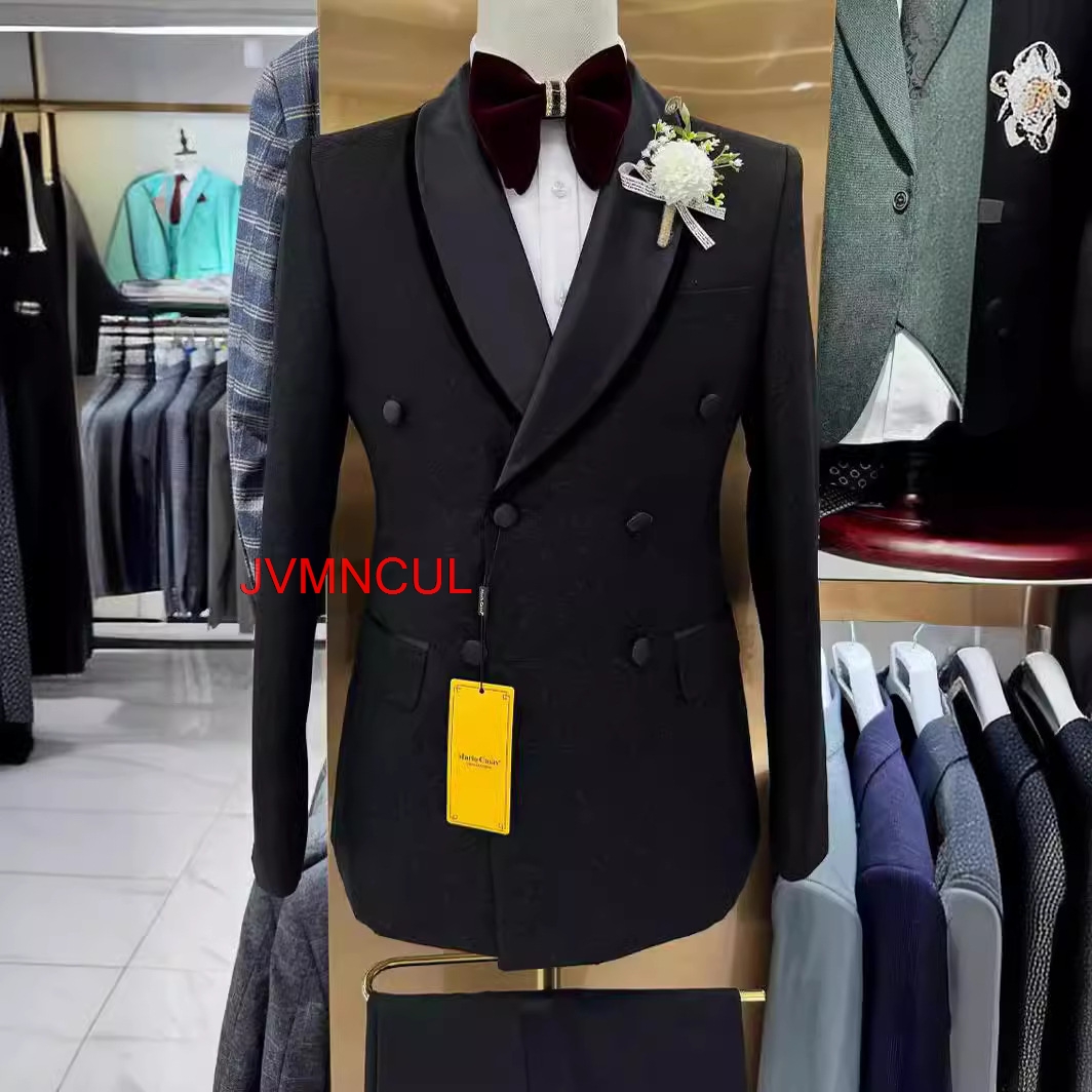 Men'S Formal Wear For Reception - ชุดสูทผู้ชายทรงเข้ารูป 2 ชิ้น สไตล์โมเดิร์นลำลอง สำหรับงานแต่งงาน ชุดเจ้าบ่าว