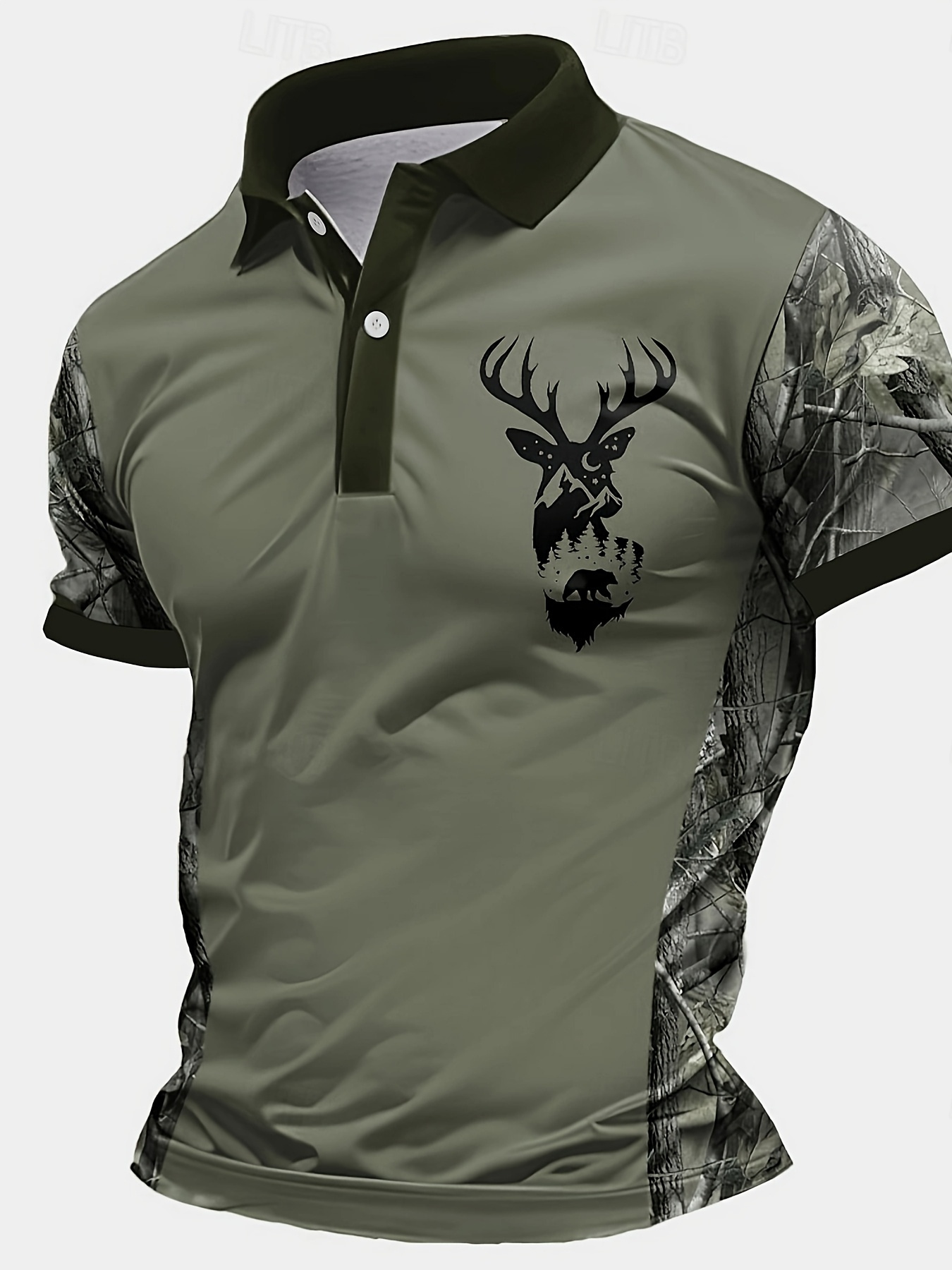 Men'S Polo Formal Wear - เสื้อโปโลผู้ชายรุ่น 2026 สำหรับใส่ทำงานนอกสถานที่ พิมพ์ลาย 3 มิติ