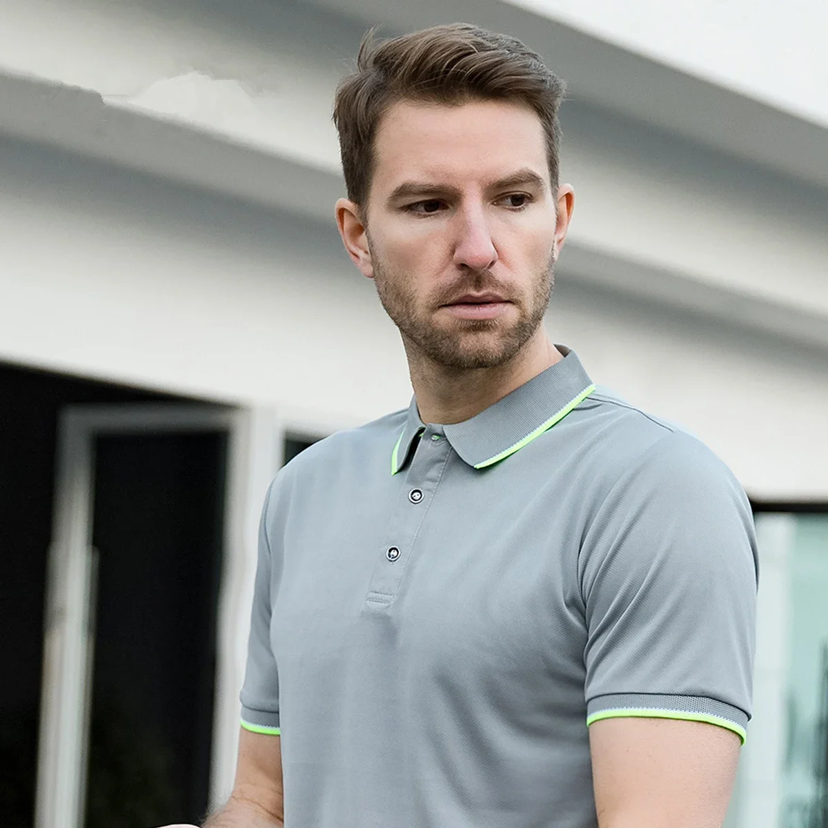 Men'S Polo Formal Wear - MRMT 2026 เสื้อยืดผู้ชายใหม่เอี่ยมแขนสั้นหลวมสบายๆสีทึบเสื้อยืดคอปกสำหรับชายสวมใส่เสื้อยืด