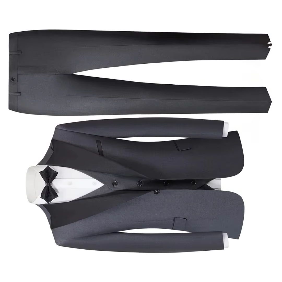 Men'S Formal Wear Not Suit - ชุดทักซิโด้ผู้ชาย 3 ชิ้น สีพื้น พร้อมเสื้อเบลเซอร์ปกแหลม เสื้อกั๊ก