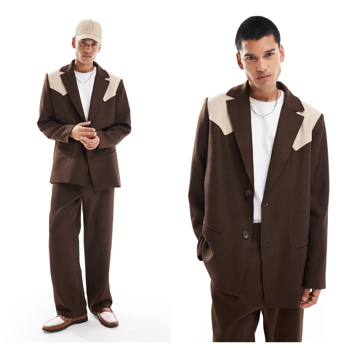Men Formal Wear Modern - ชุดสูทแต่งงานทันสมัยสำหรับผู้ชาย 2 ชิ้น เสื้อเบลเซอร์ กางเกง กระดุมสองเม็ด