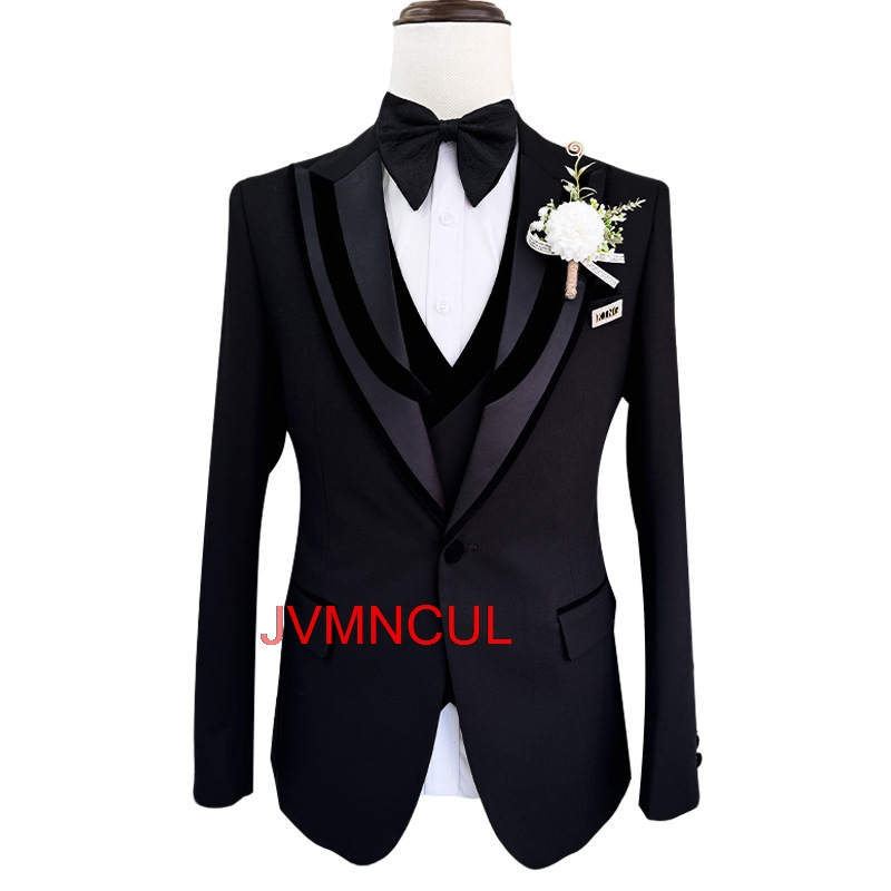 Men'S Formal Wear For Reception - ชุดสูทผู้ชาย 3 ชิ้น ทรงเข้ารูป สำหรับงานแต่งงาน งานธุรกิจ