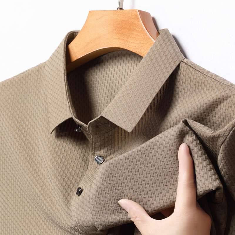 เสื้อโปโลผ้าฝ้ายพรีเมี่ยมผู้ชา - Men'S Polo Formal Wear บทวิจารณ์และราคา