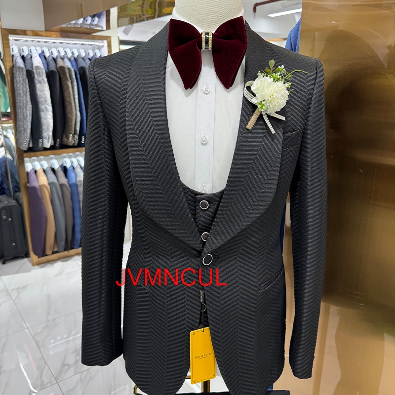 ชุดสูทผู้ชาย 3 ชิ้น ทรงเข้ารูป - Men'S Formal Wear For Reception บทวิจารณ์และราคา
