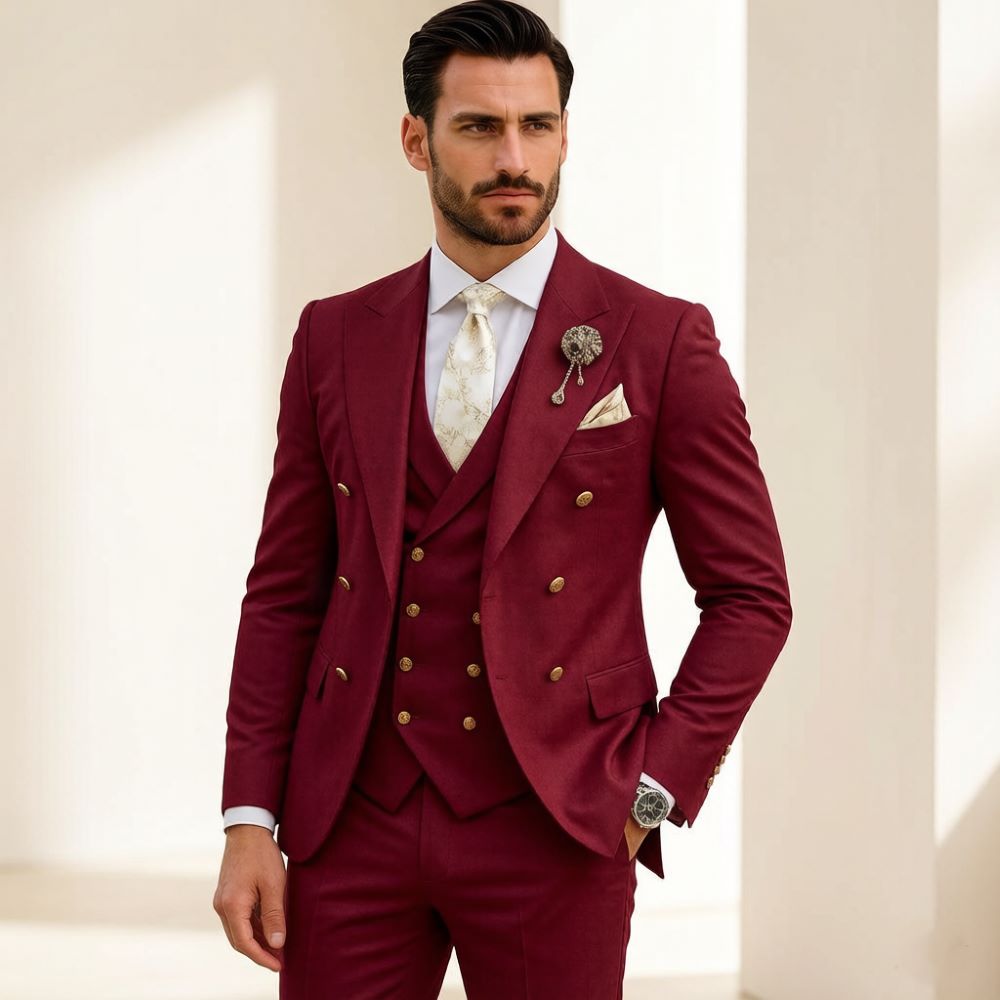 ชุดสูทแต่งงานสีงาช้างสำหรับผู้ - Men Formal Wear Modern บทวิจารณ์และราคา
