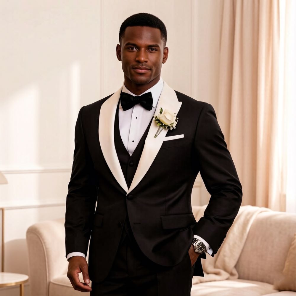 ชุดสูทผู้ชายแบบเป็นทางการ 3 ชิ - Men'S Formal Wear For Reception บทวิจารณ์และราคา