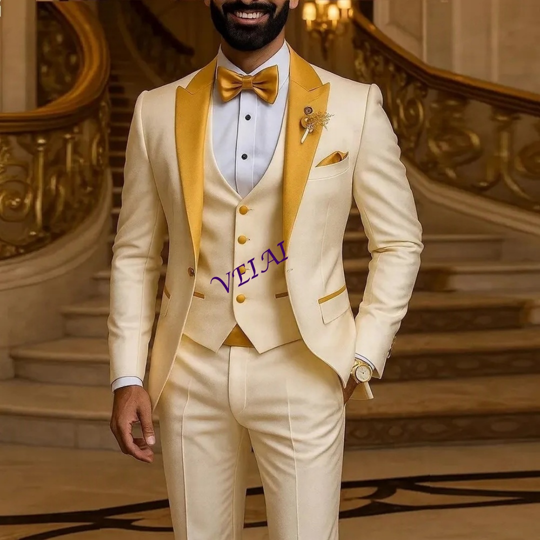 ชุดสูทผู้ชายสีงาช้างแบบสั่งตัด - Men'S Used Formal Wear บทวิจารณ์และราคา