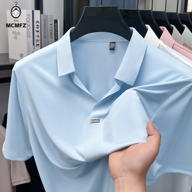เสื้อเชิ้ตผู้ชายปกเรียบแบบซ่อน - Men Formal Wear For Summer บทวิจารณ์และราคา