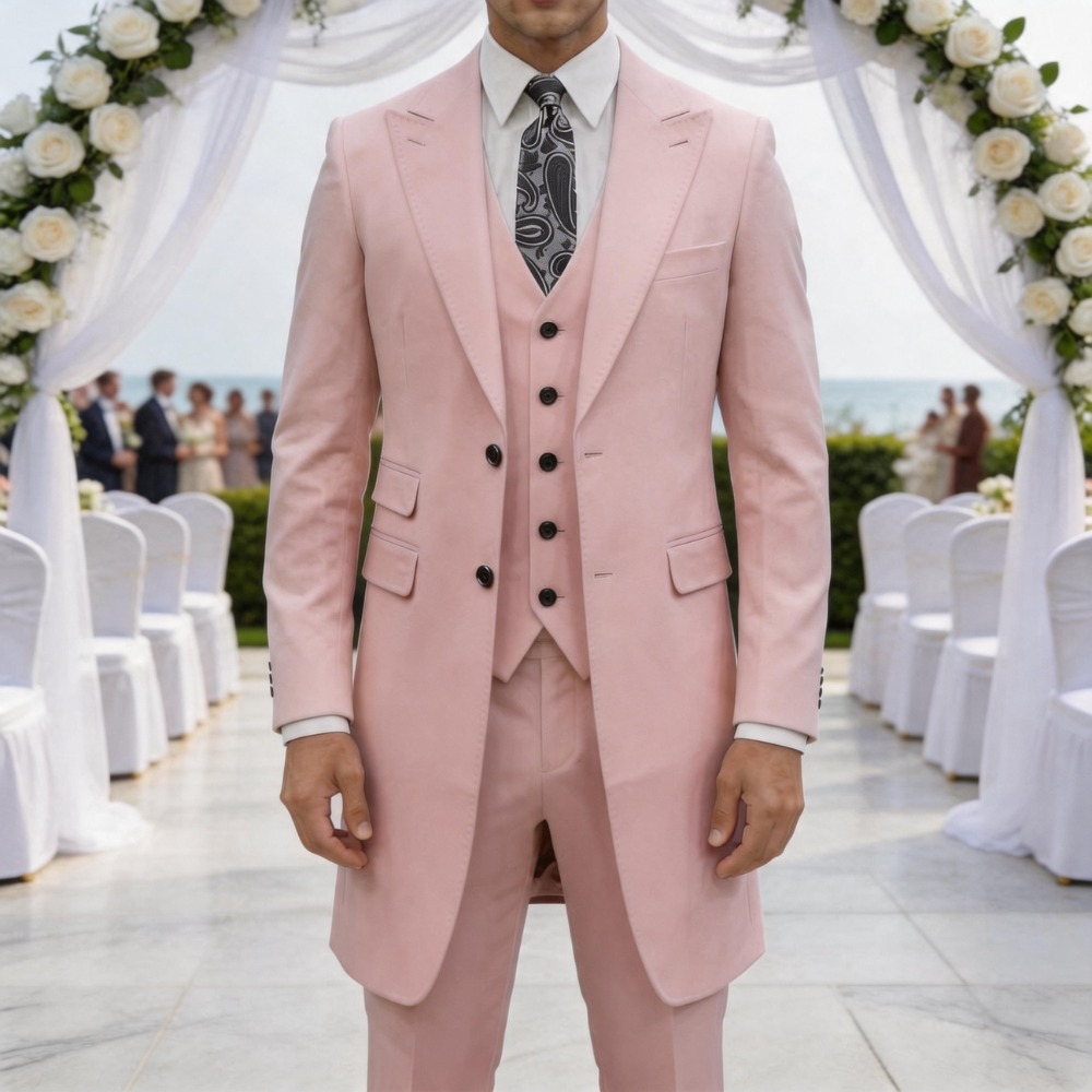 ชุดสูทผู้ชายทรงเข้ารูป 3 ชิ้น  - Men Formal Wear For Summer บทวิจารณ์และราคา