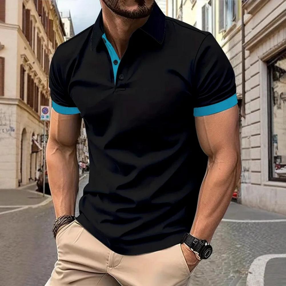 เสื้อผู้ชาย แขนสั้น ปกเสื้อ ทร - Men'S Polo Formal Wear บทวิจารณ์และราคา
