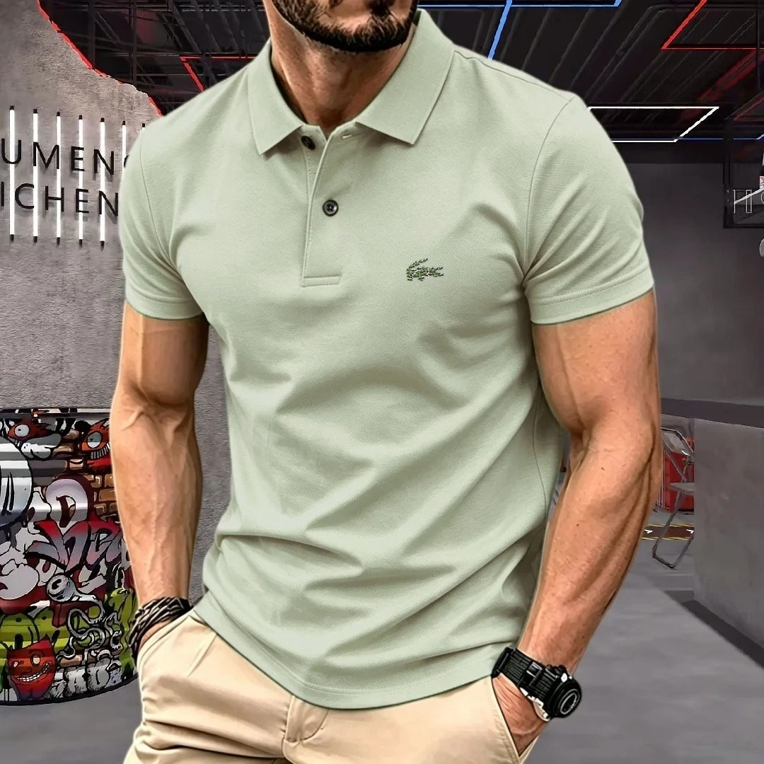 เสื้อโปโลแขนสั้นผู้ชาย ปกติดกร - Men'S Used Formal Wear บทวิจารณ์และราคา
