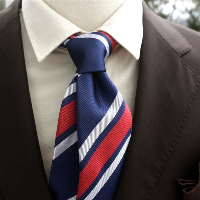 ใหม่อินเทรนด์ Navy สีน้ําตาลเน - Men'S Formal Wear Ties บทวิจารณ์และราคา