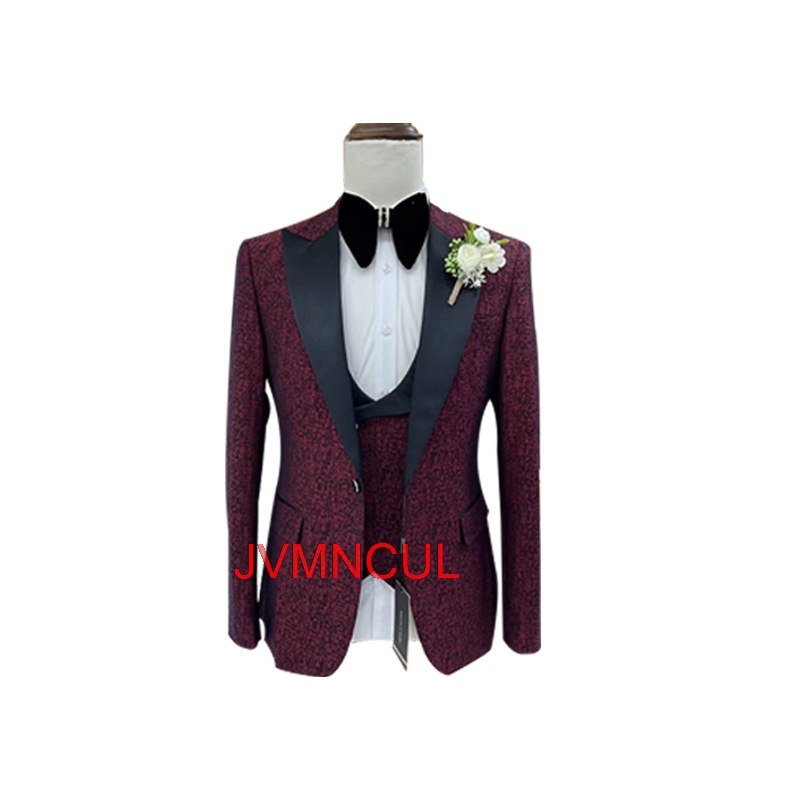 ชุดสูทผู้ชายแบบแจ็คการ์ด 3 ชิ้ - Men'S Formal Wear For Reception บทวิจารณ์และราคา
