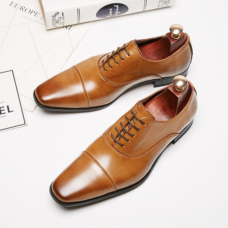 รองเท้าเดรสหนังผู้ชายแฟชั่นใหม - Men'S Used Formal Wear บทวิจารณ์และราคา