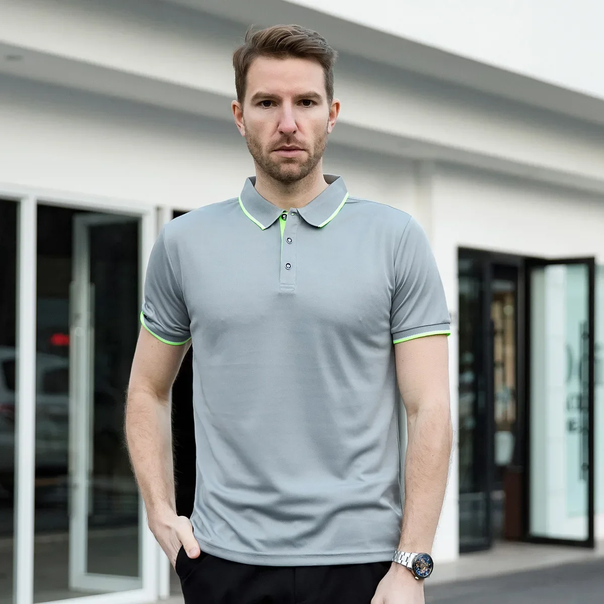 MRMT 2026 เสื้อยืดผู้ชายใหม่เอ - Men'S Polo Formal Wear บทวิจารณ์และราคา