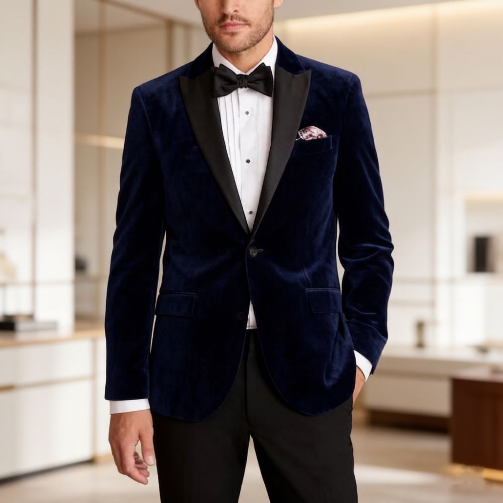 ชุดสูทกำมะหยี่สำหรับผู้ชายทรงเ - Men'S Formal Wear For Reception บทวิจารณ์และราคา