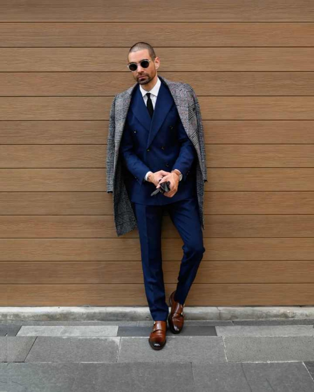เสื้อโค้ทผู้ชายผ้าวูลผสมลายตาร - Men Formal Wear Modern บทวิจารณ์และราคา