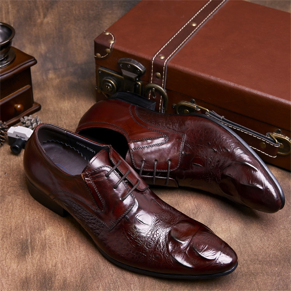รองเท้าหนังผู้ชายทรงหัวแหลมสไต - Men'S Formal Style บทวิจารณ์และราคา