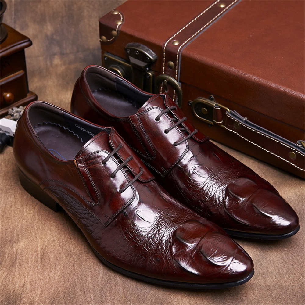 รองเท้าหนังผู้ชายทรงหัวแหลมสไต - Men'S Formal Style บทวิจารณ์และราคา