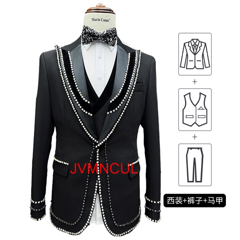 ชุดสูทผู้ชาย 3 ชิ้น ทรงเข้ารูป - Men'S Formal Wear For Reception บทวิจารณ์และราคา