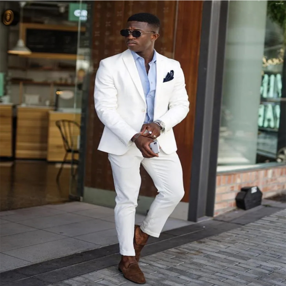 ชุดสูททางการสีขาวสำหรับผู้ชาย  - Men'S Formal Wear Not Suit บทวิจารณ์และราคา