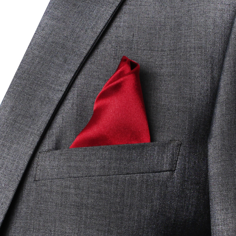 ผ้าเช็ดหน้าขนาด22ซม. สีทึบกระเ - Men'S Used Formal Wear บทวิจารณ์และราคา