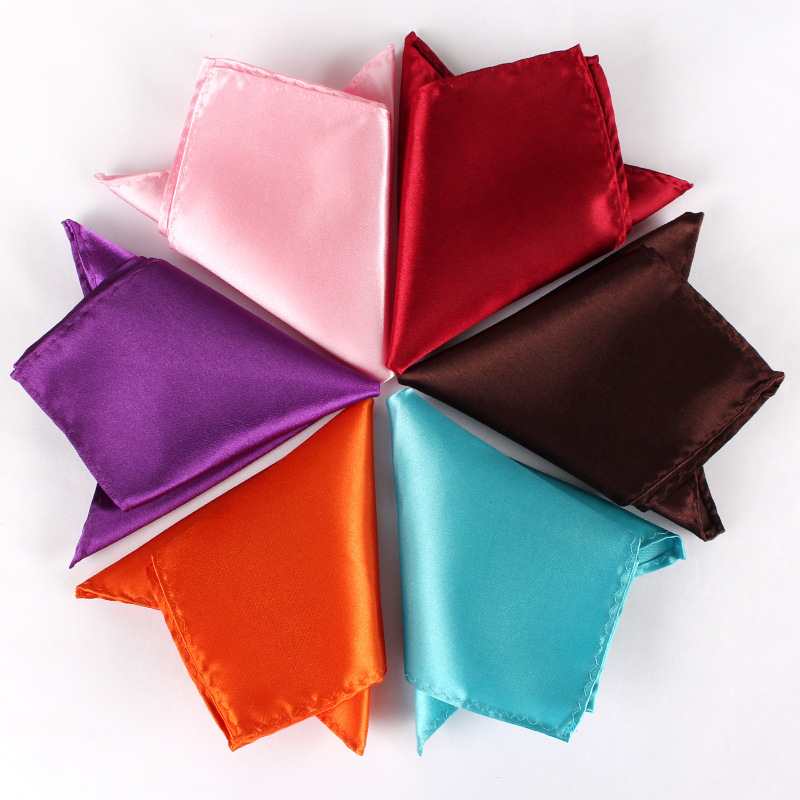 ผ้าเช็ดหน้าขนาด22ซม. สีทึบกระเ - Men'S Used Formal Wear บทวิจารณ์และราคา