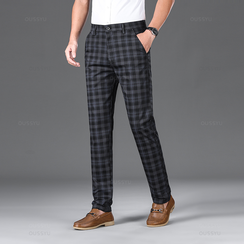 Oussyu กางเกงขายาวกางเกงขายาวล - Men'S Formal Style บทวิจารณ์และราคา