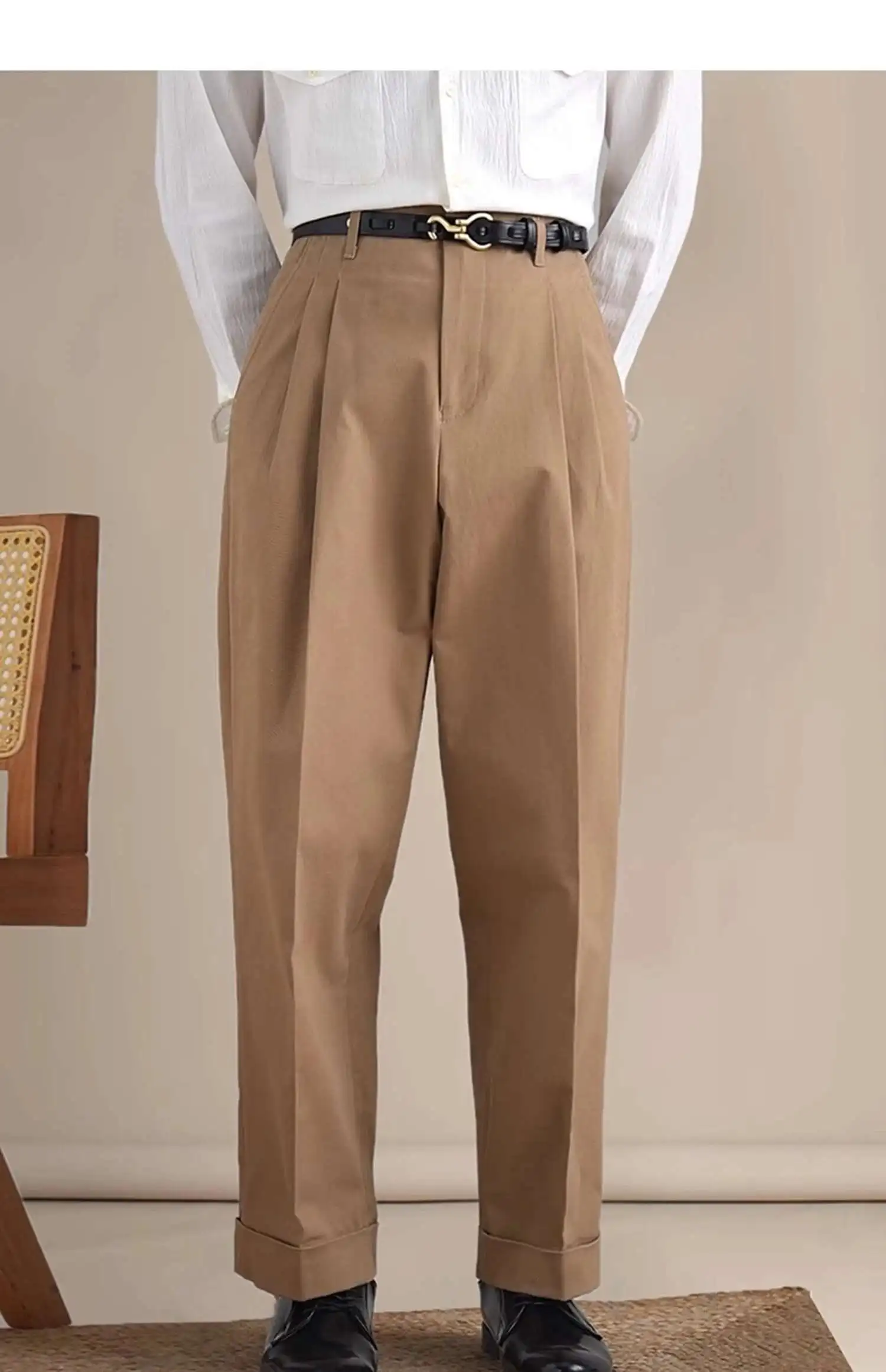 ผู้ชายกางเกงผู้ชายอินเทรนด์ผ้า - Men'S Formal Style บทวิจารณ์และราคา