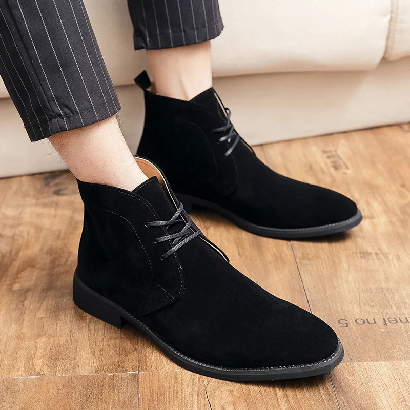 รองเท้าบูทเชลซีผู้ชายรุ่นใหม่ข - Men'S Formal Style บทวิจารณ์และราคา